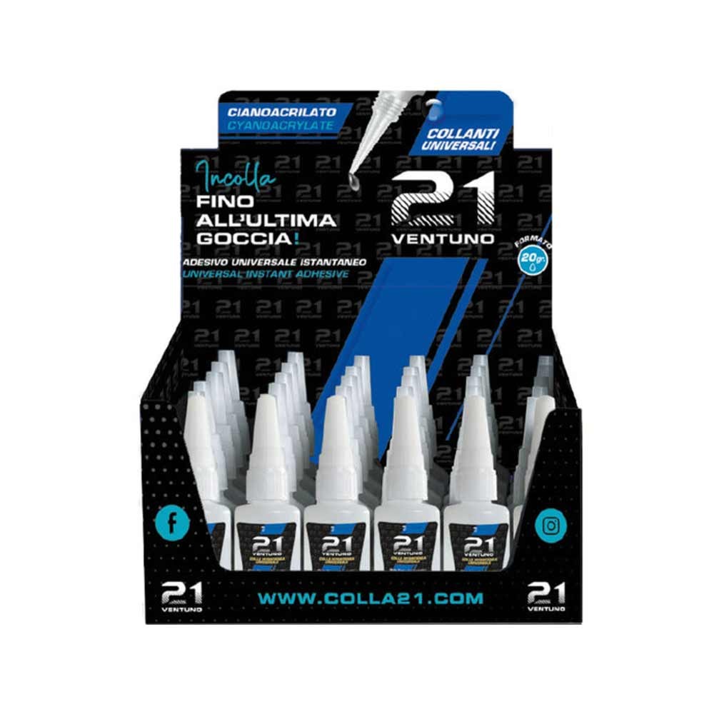 COLLA 21 Cianoacrilato adesivo istantaneo universale 20 GR