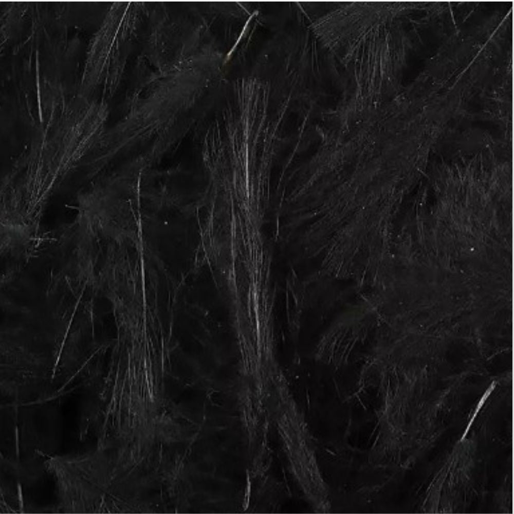 Piume di CDC Cul de Canard SELECTED SMALL & DENSE Hotfly - 1 g - black