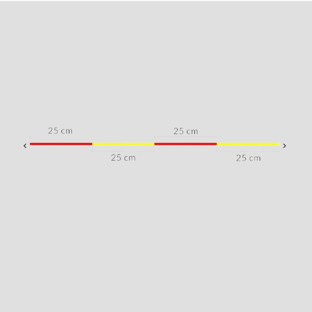Nylon indicatore INDICATOR hotfly - giallo rosso - 30mt