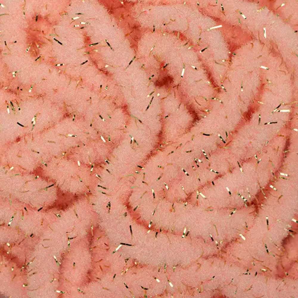 WORM CHENILLE PLUS GOLD hotfly - 3 mm